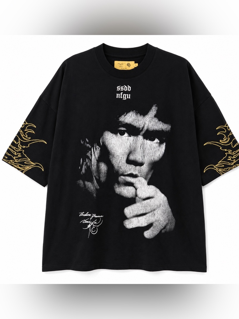 Darc Sport x Bruce Lee Don’t Think Feel Gold Label Tee L NWT #357/1000